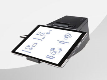 Epson TM-m30II-SL - All-in-One-POS-Drucker mit integriertem Tablet-Ständer