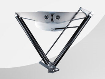 X-Delta 2+1 - Das Konstruktionskonzept mit einem Minimum an mechanischen Komponenten führt zu einem Roboter hoher Qualität